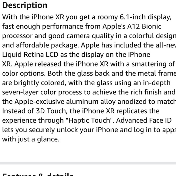 iPhone XR BLUE - Picture 4 of 6